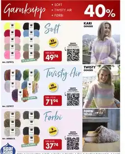 Sparkjøp Garnkupp, NOK 37.74 tilbud