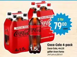 Eurocash Coca-Cola 4-pack, SEK 79 tilbud