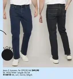 Sparkjøp Jeans 5 -lommers, NOK 249.9 tilbud