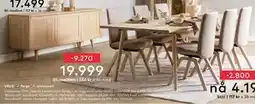 Skeidar Woodcraft spisebord, NOK 29269, Medlemspris tilbud