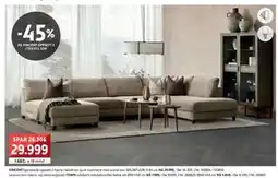 Bohus VINCENT hjørnesofa, NOK 29999 tilbud