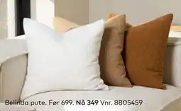 Skeidar Belinda pute, NOK 349 tilbud