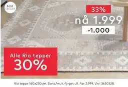 Skeidar Alle Rio tepper tilbud