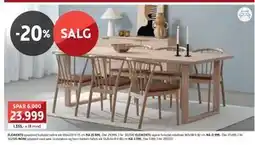 Bohus ELEMENTS spisebord, NOK 23999 tilbud