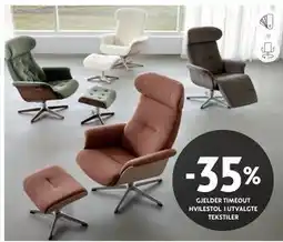 Bohus 35% GJELDER TIMEOUT HVILESTOL I UTVALGTE TEKSTILER tilbud