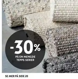 Bohus 30% PÅ EN MENGDE TEPPE-SERIER tilbud