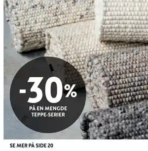 Bohus 30% PÅ EN MENGDE TEPPE-SERIER tilbud