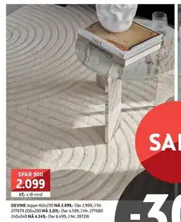 Bohus DEVINE teppe tilbud