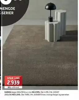 Bohus KARMA teppe tilbud