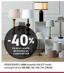 Bohus LIAM lampefot, NOK 299 tilbud