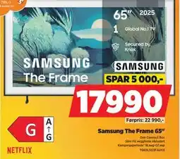 POWER Samsung The Frame 65, NOK 17990 tilbud