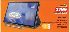 POWER Idea Tab 11, NOK 2799 tilbud