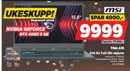 POWER Thin A15, NOK 9999 tilbud