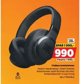 POWER Trådløse hodetelefoner, NOK 990 tilbud