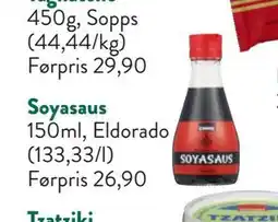 Jacobs Soyasaus, NOK 20 tilbud