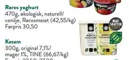 Jacobs Røros yoghurt, NOK 20 tilbud