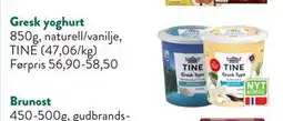 Jacobs Gresk yoghurt, NOK 40 tilbud