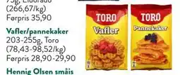 Jacobs Vafler/pannekaker, NOK 20 tilbud
