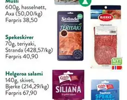Jacobs Helgeroa salami, NOK 30 tilbud