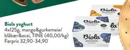 Jacobs Biola yoghurt, NOK 20 tilbud