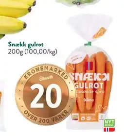 Jacobs Snækk gulrot, NOK 20 tilbud