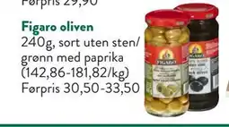 Jacobs Figaro oliven, NOK 20 tilbud