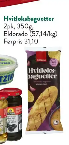 Jacobs Hvitløksbaguetter, NOK 20 tilbud