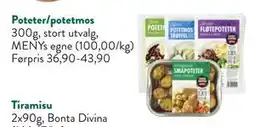 Jacobs Poteter/potetmos, NOK 30 tilbud