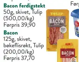 Jacobs Bacon ferdigstekt, NOK 25 tilbud