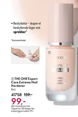 Oriflame THE ONE Expert Care Extreme Nail Hardener tilbud