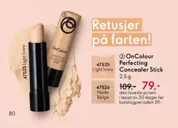 Oriflame On Colour Perfecting Concealer Stick tilbud