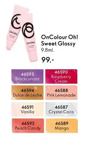 Oriflame OnColour Oh! Sweet Glossy tilbud