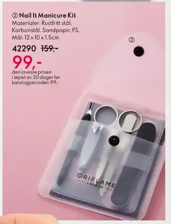 Oriflame Nail It Manicure Kit tilbud