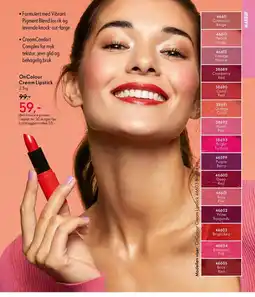 Oriflame On Colour Cream Lipstick tilbud