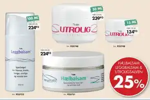 HÆLBALSAM LEGGBALSAM & UTROLIGSALVEN