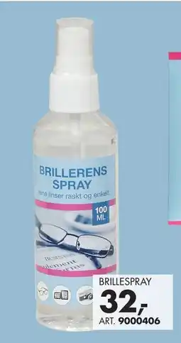 Sparkjøp BRILLESPRAY, NOK 32 tilbud