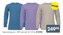 Sparkjøp Trøye med lang erm, NOK 249.9 tilbud
