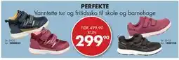Sparkjøp Vanntette tur og fritidssko til skole og barnehage, NOK 299.9 tilbud