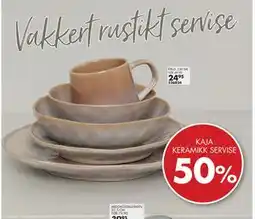 Sparkjøp KAJA KERAMIKK SERVISE tilbud