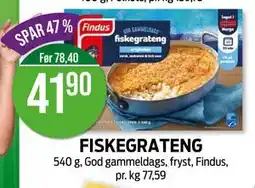 Kiwi FISKEGRATENG, NOK 41.9 tilbud