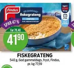 Kiwi FISKEGRATENG, NOK 41.9 tilbud