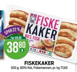 Kiwi FISKEKAKER, NOK 38.8 tilbud