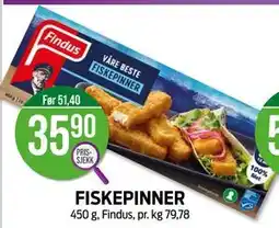 Kiwi FISKEPINNER, NOK 35.9 tilbud
