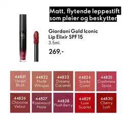 Oriflame Giordani Gold Iconic Lip Elixir SPF 15 tilbud
