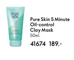 Oriflame Pure Skin 5 Minute Oil-control Clay Mask tilbud
