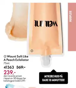 Oriflame Waunt Soft Like A Peach Exfoliator tilbud