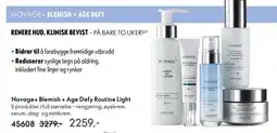 Oriflame Novage+ Blemish + Age Defy Routine Light tilbud