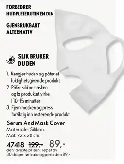 Oriflame Serum And Mask Cover tilbud