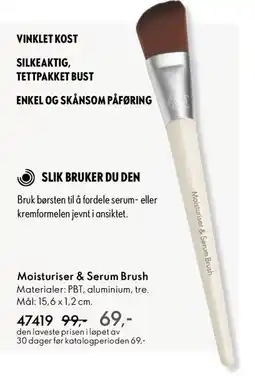 Oriflame Moisturiser & Serum Brush tilbud