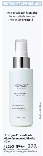 Oriflame Novage+ Proceuticals Micro Essence Multi Mist tilbud